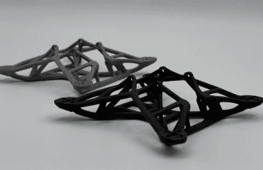 4_3d printing complex parts_drone frame with lattice structure